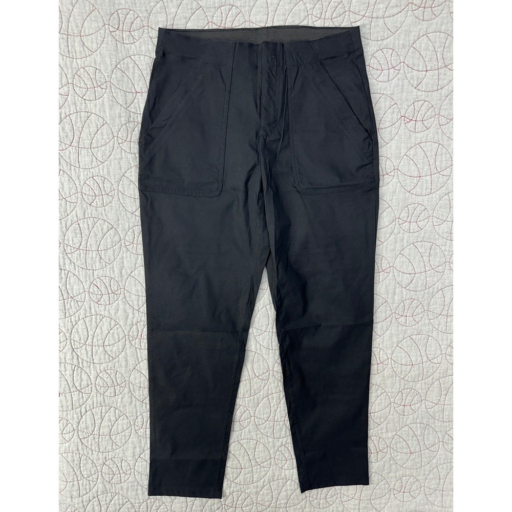 Eddie Bauer Horizon Straight‎ Ankle Pant Black Stretch Outdoor / Womens 4